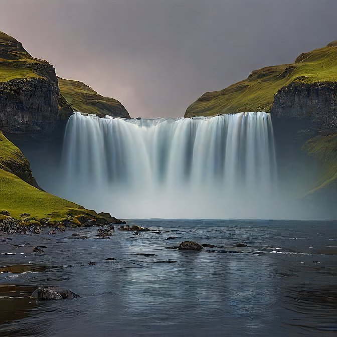 faxafoss waterfall