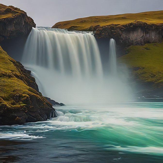faxafoss waterfall