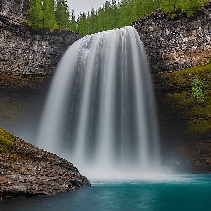 ribbon falls
