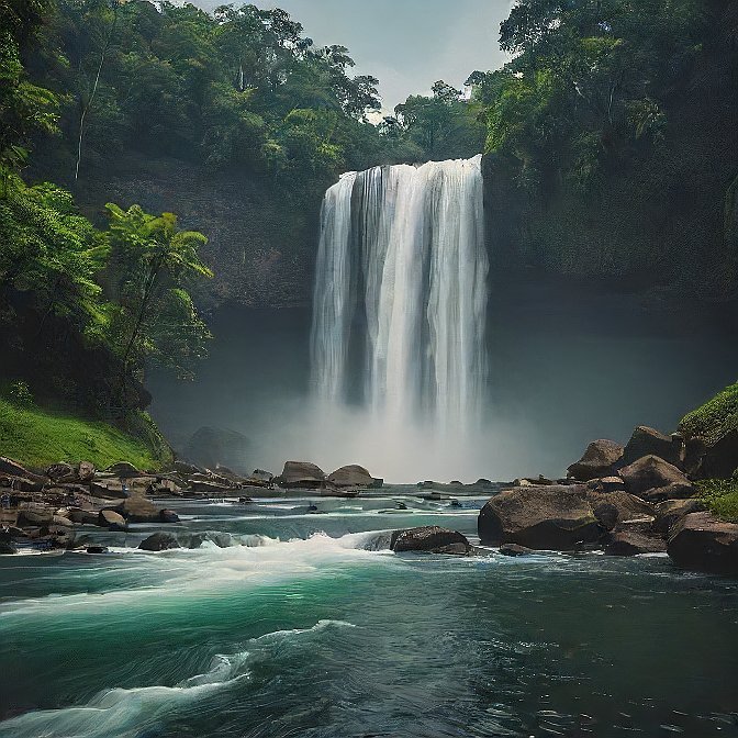 tegenungan waterfall