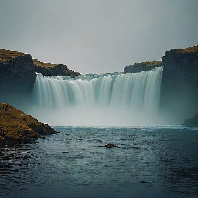 goðafoss waterfall