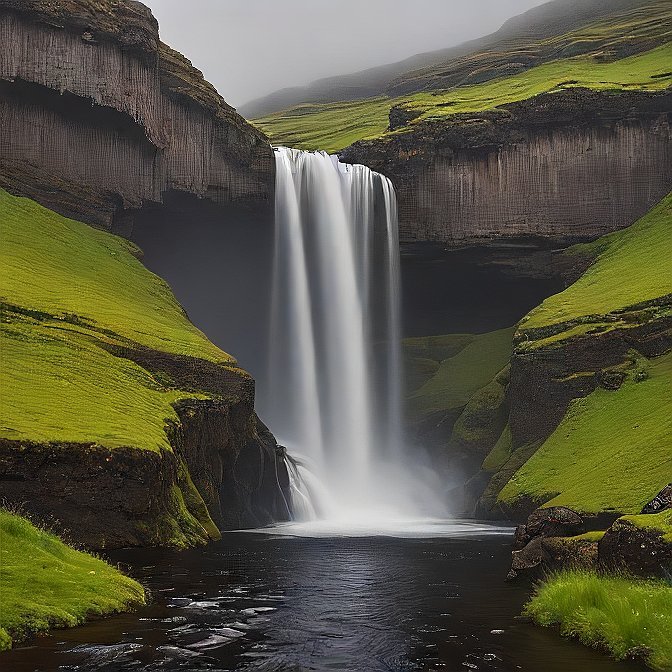 glymur waterfall